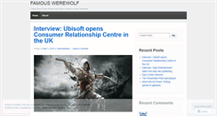 Desktop Screenshot of famouswerewolf.com